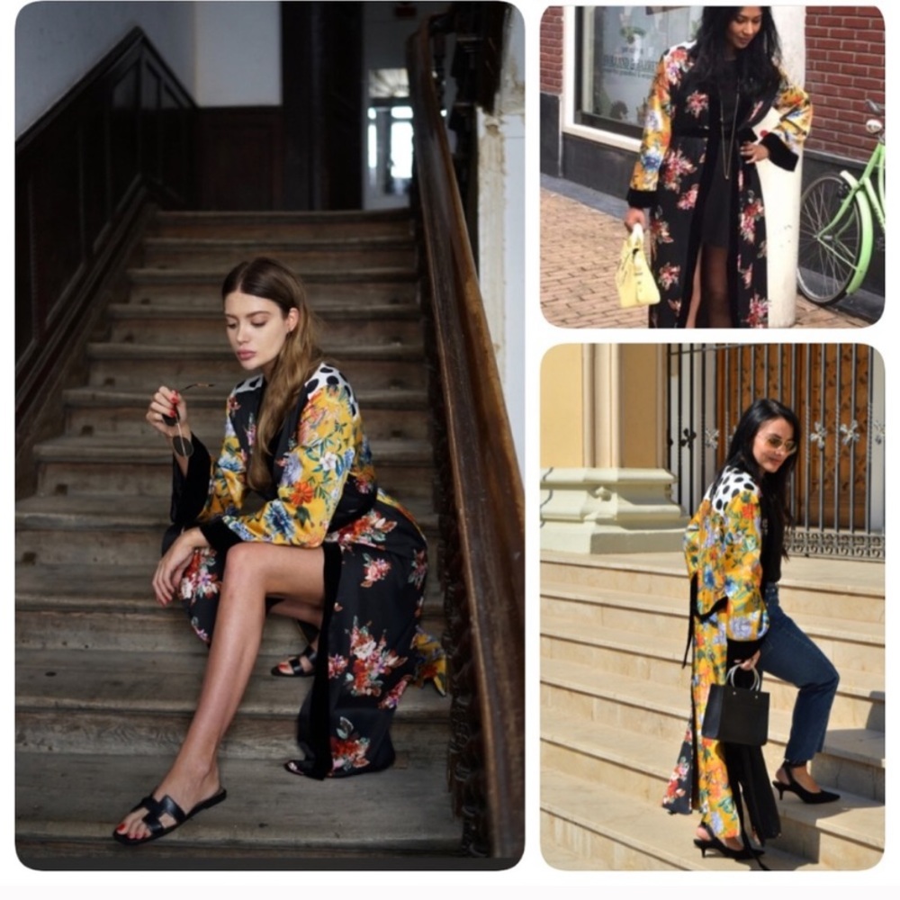 Zara Patchwork Kimono - image 3